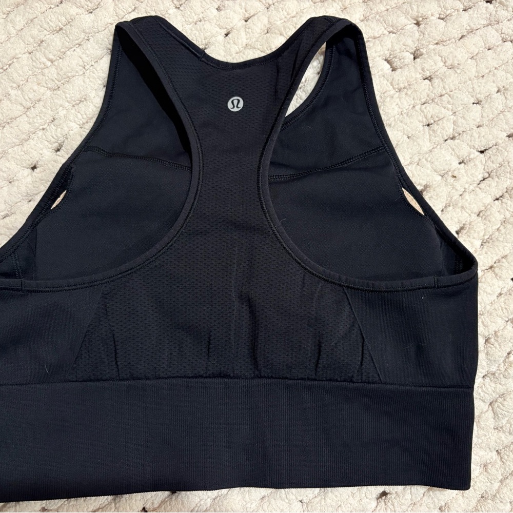 lululemon athletica Midnight Black Sports Bra